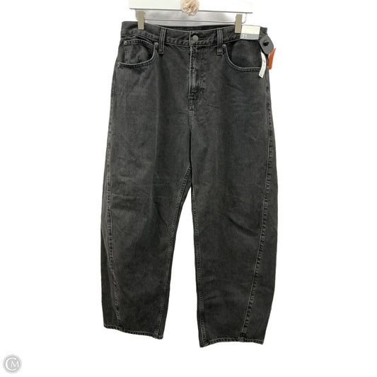 Jeans Wide Leg By Gap In Black, Size: 12