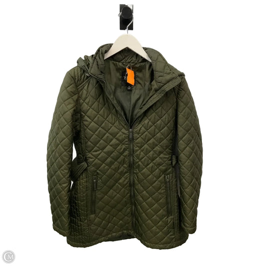 Coat Puffer & Quilted By London Fog In Green, Size: M