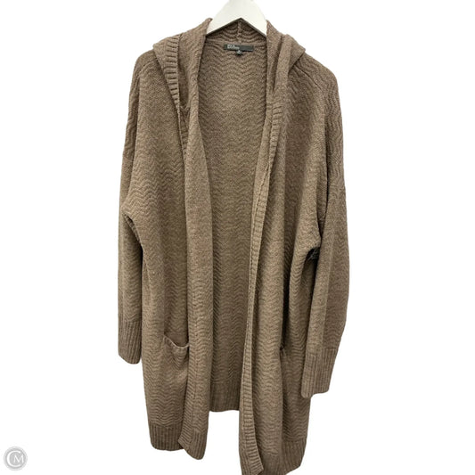 Sweater Cardigan By 89th And Madison In Brown, Size: 3x