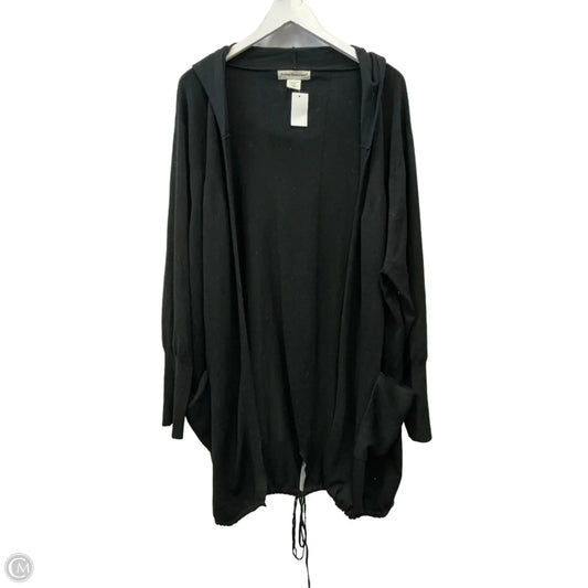 Sweater Cardigan By Clothes Mentor In Black, Size: 3x