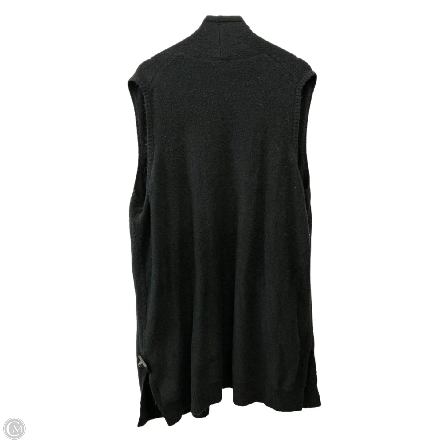 Vest Sweater By Falls Creek In Black, Size: 2x