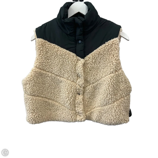 Vest Faux Fur & Sherpa By Forever 21 In Tan, Size: S