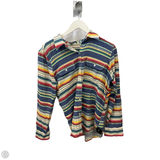 Top Long Sleeve By Chaps In Multi-colored, Size: L