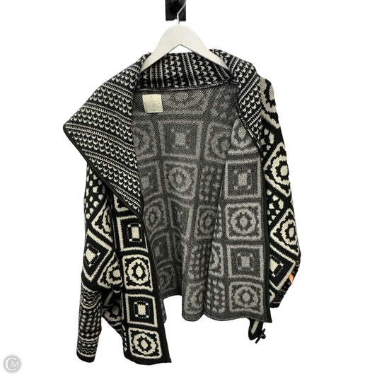 Sweater Cardigan By Joie In Black & White, Size: L