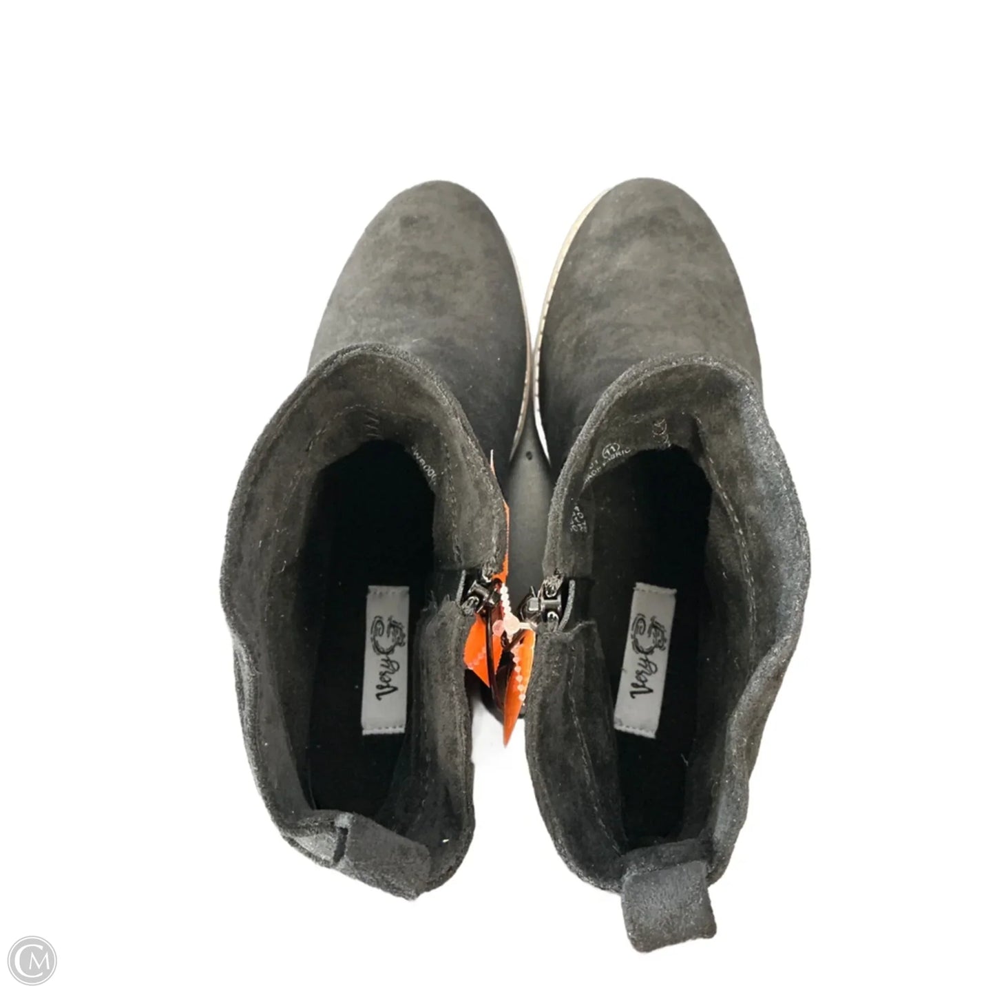 Boots Ankle Heels By Very G In Black, Size: 11