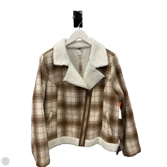 Jacket Faux Fur & Sherpa By Sonoma In Tan, Size: L