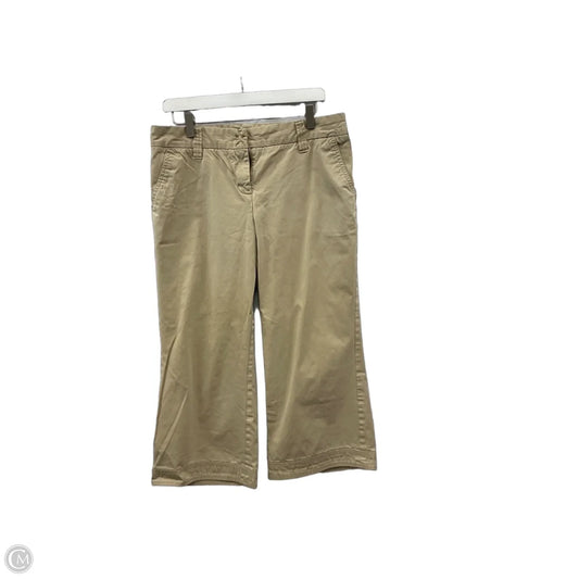Pants Cropped By Tommy Hilfiger In Beige, Size: 12
