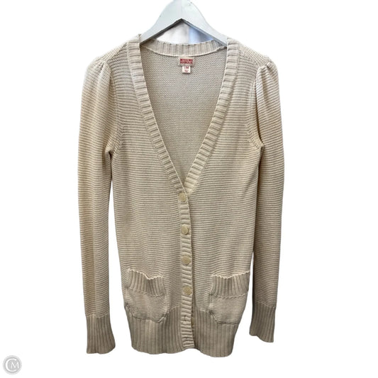 Cardigan By Mossimo In Cream, Size: M