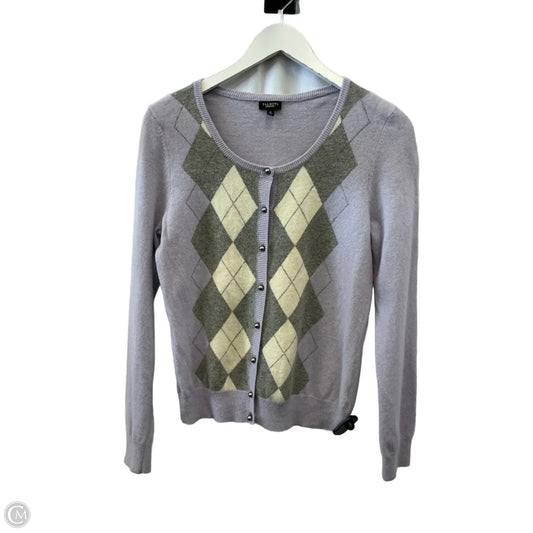 Sweater Cardigan By Talbots In Purple, Size: M