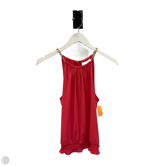 Top Sleeveless By Michael By Michael Kors In Coral, Size: M