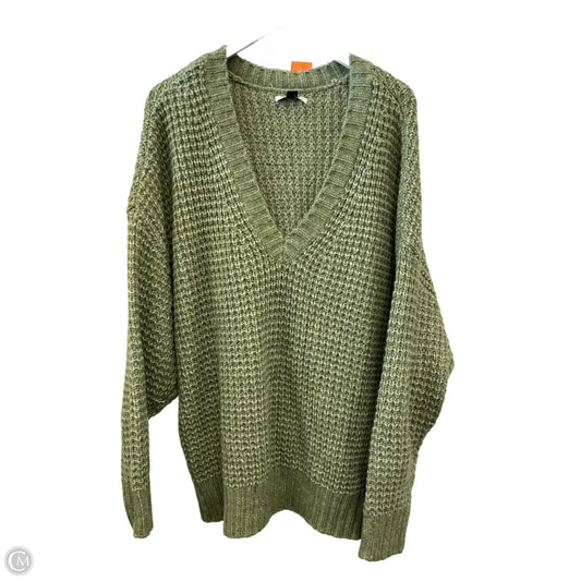 Sweater By American Eagle In Green, Size: L