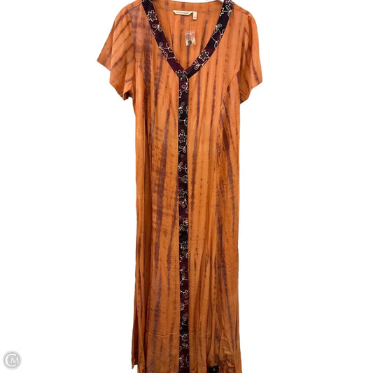 Dress Casual Maxi By Soft Surroundings In Orange, Size: Xl