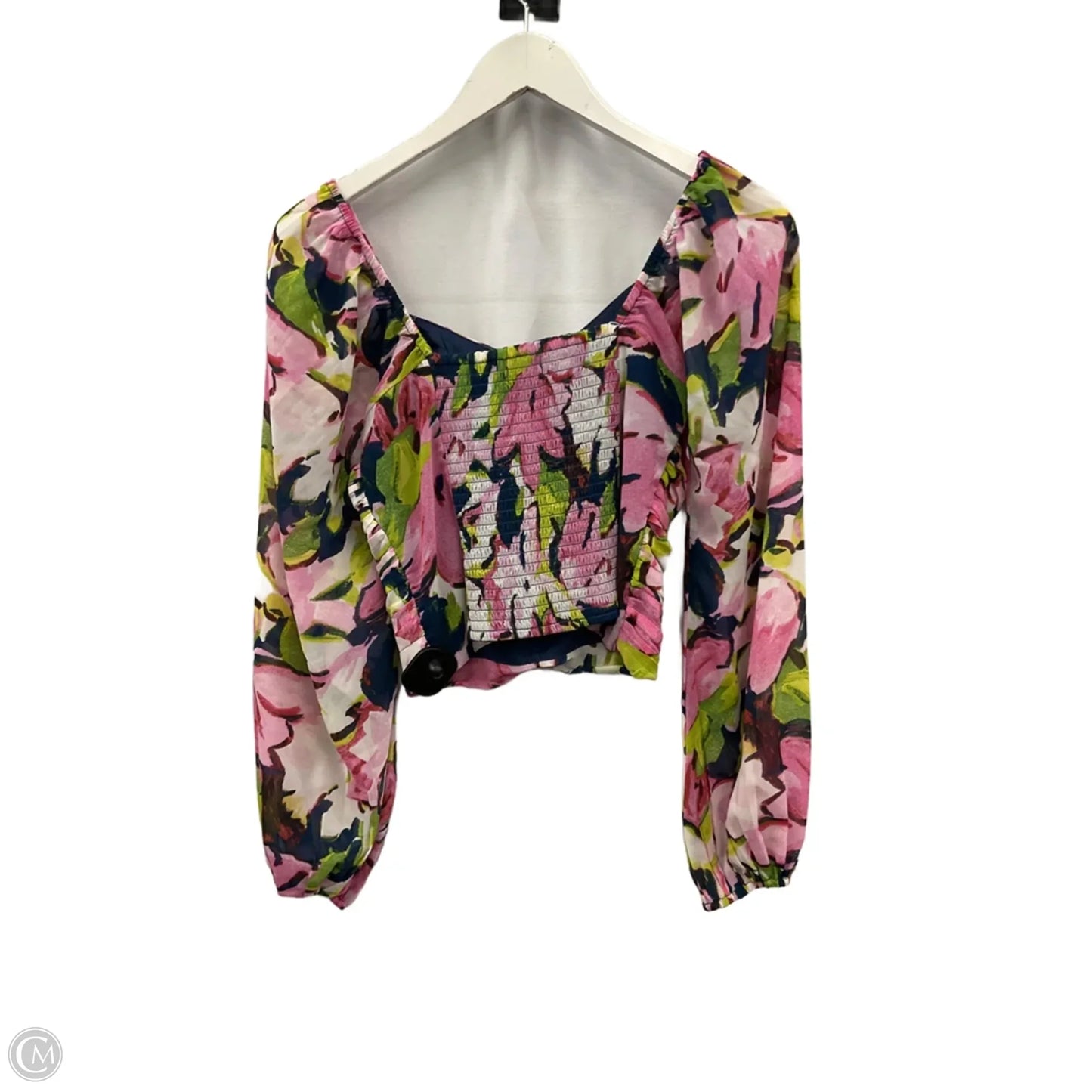 Top Long Sleeve By Abercrombie And Fitch In Floral Print, Size: Xs