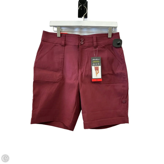 Shorts By Eddie Bauer In Red, Size: 8