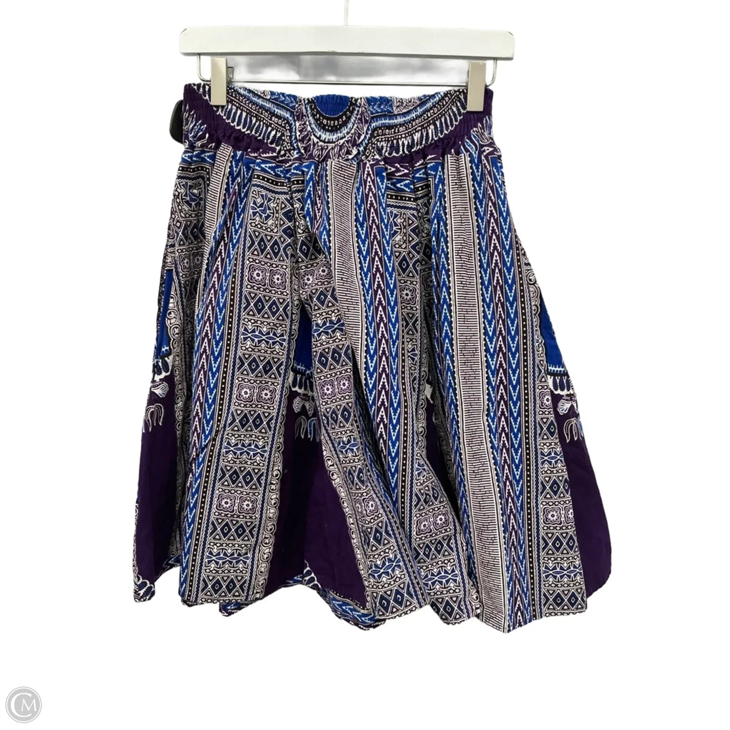 Skirt Midi By Cme In Blue & Purple, Size: 8