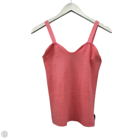 Top Sleeveless By Ann Taylor In Coral, Size: Xs