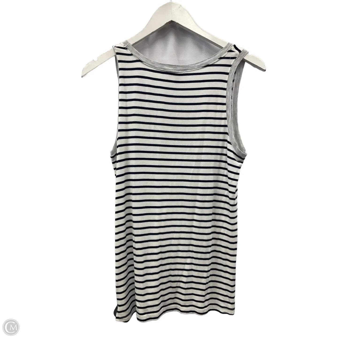 Top Sleeveless By Cupio In Striped Pattern, Size: S