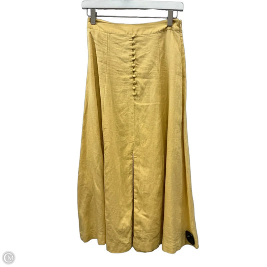 Skirt Maxi By Banana Republic In Yellow, Size: 0