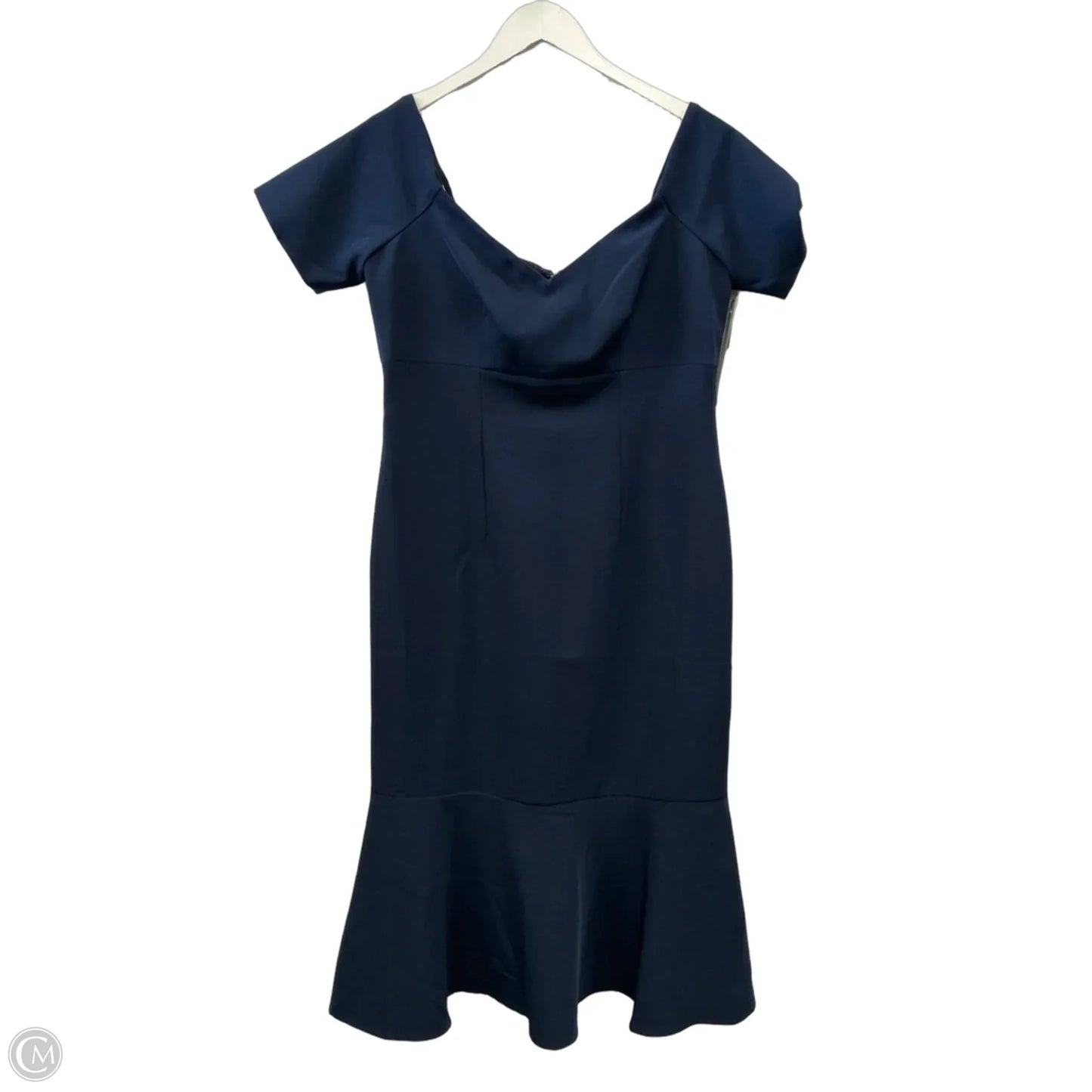 Dress Casual Midi By Maggy London In Navy, Size: M