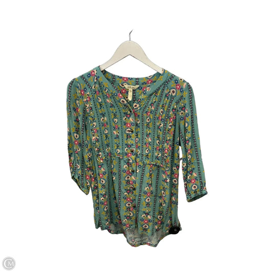 Top Short Sleeve By Matilda Jane In Green, Size: S
