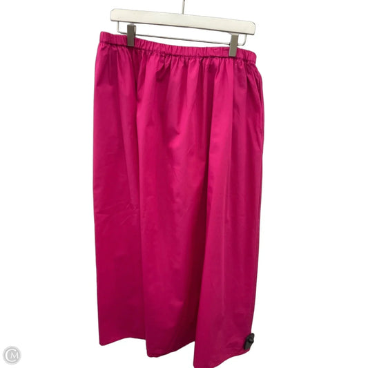 Skirt Midi By Simply Vera In Pink, Size: L