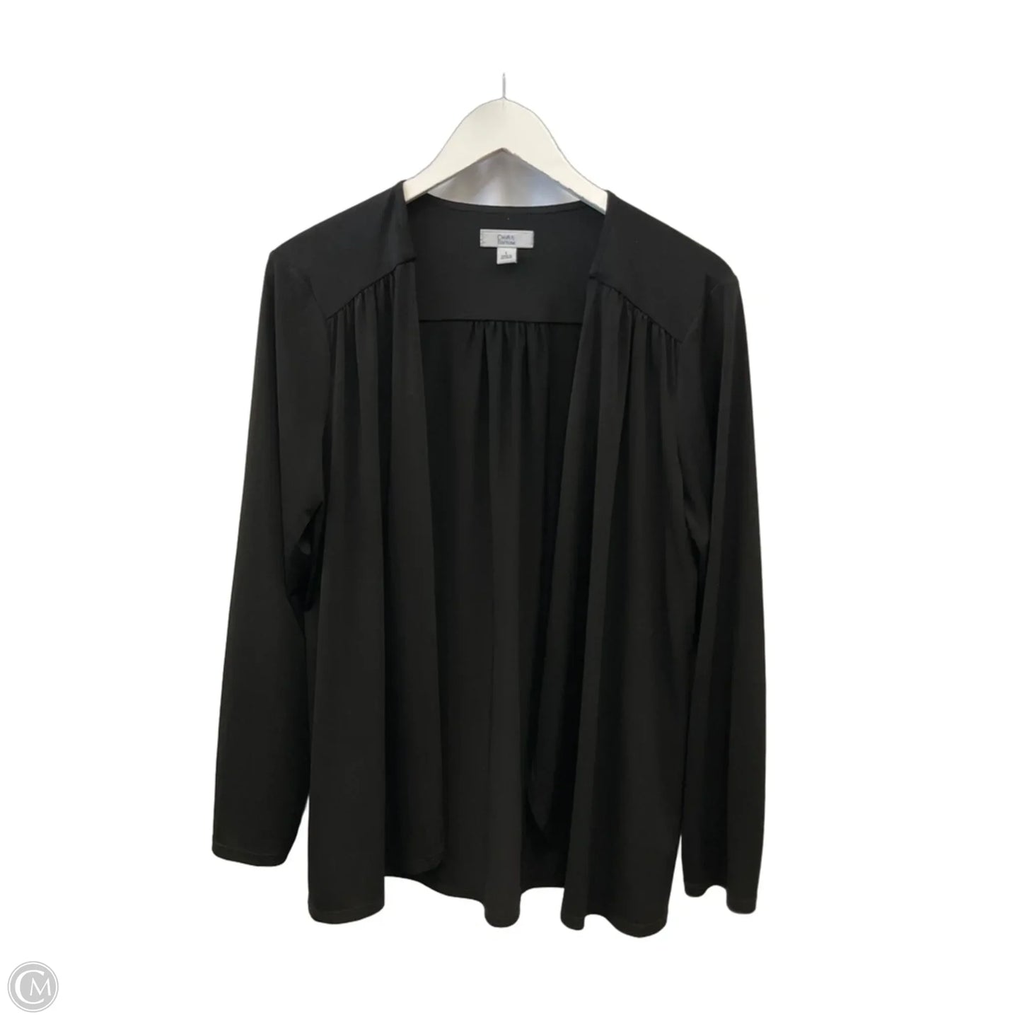 Kimono By Croft And Barrow In Black, Size: L