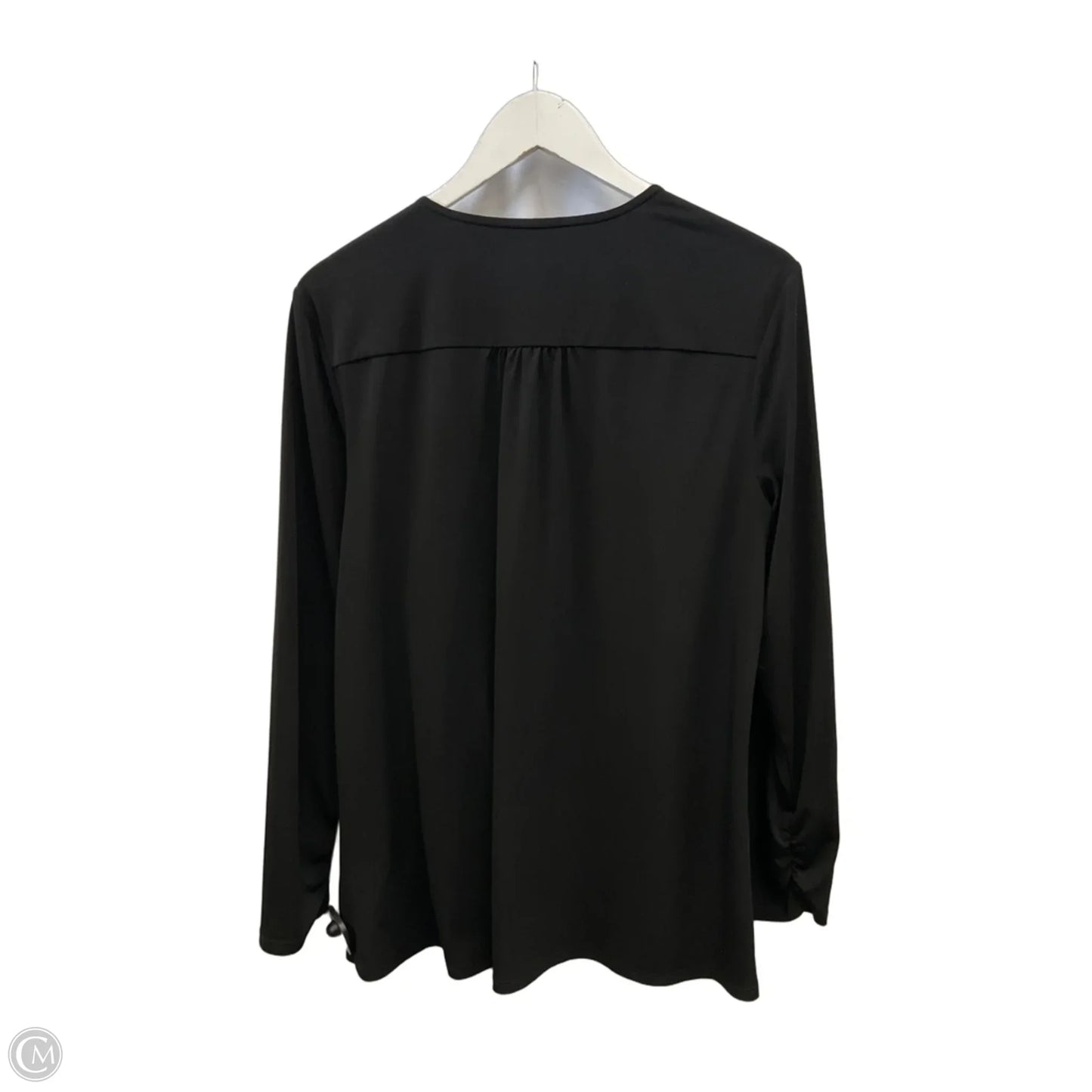 Kimono By Croft And Barrow In Black, Size: L