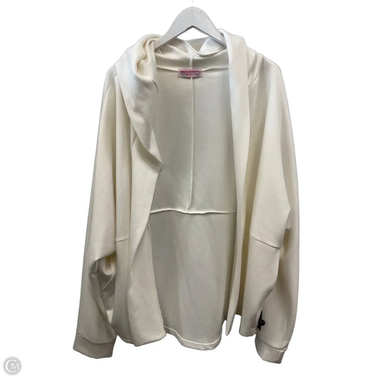 Cardigan By Clothes Mentor In White, Size: 2x