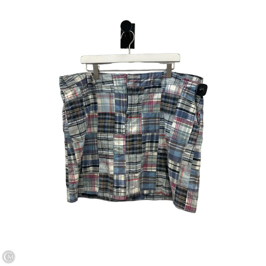 Skirt Mini & Short By Merona In Blue, Size: 18