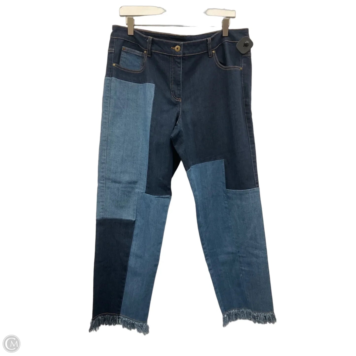 Jeans Wide Leg By Mark In Blue Denim, Size: 14