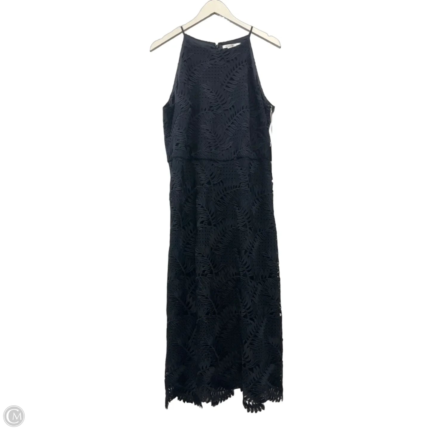 Dress Party Midi By Chicos In Navy, Size: L