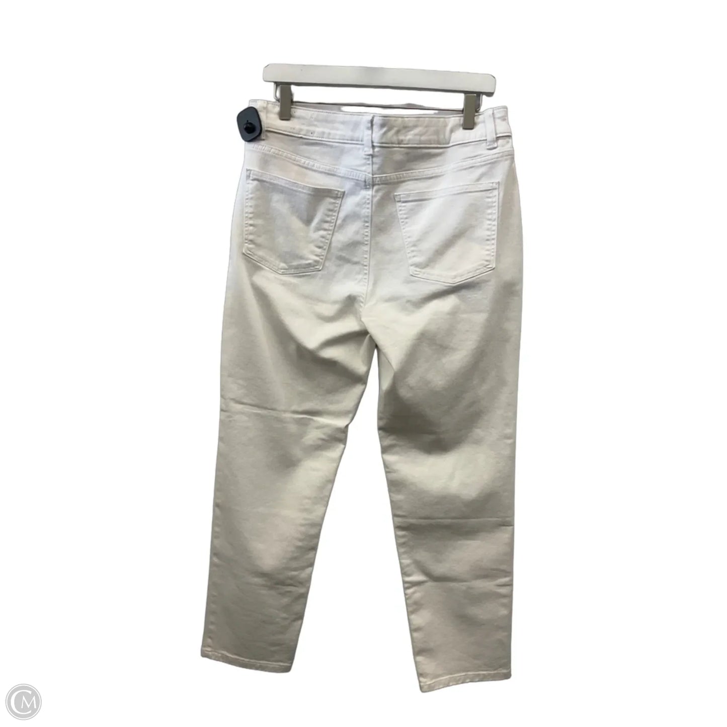 Jeans Skinny By Talbots In White, Size: 12