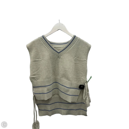 Vest Sweater By Cme In Grey, Size: S