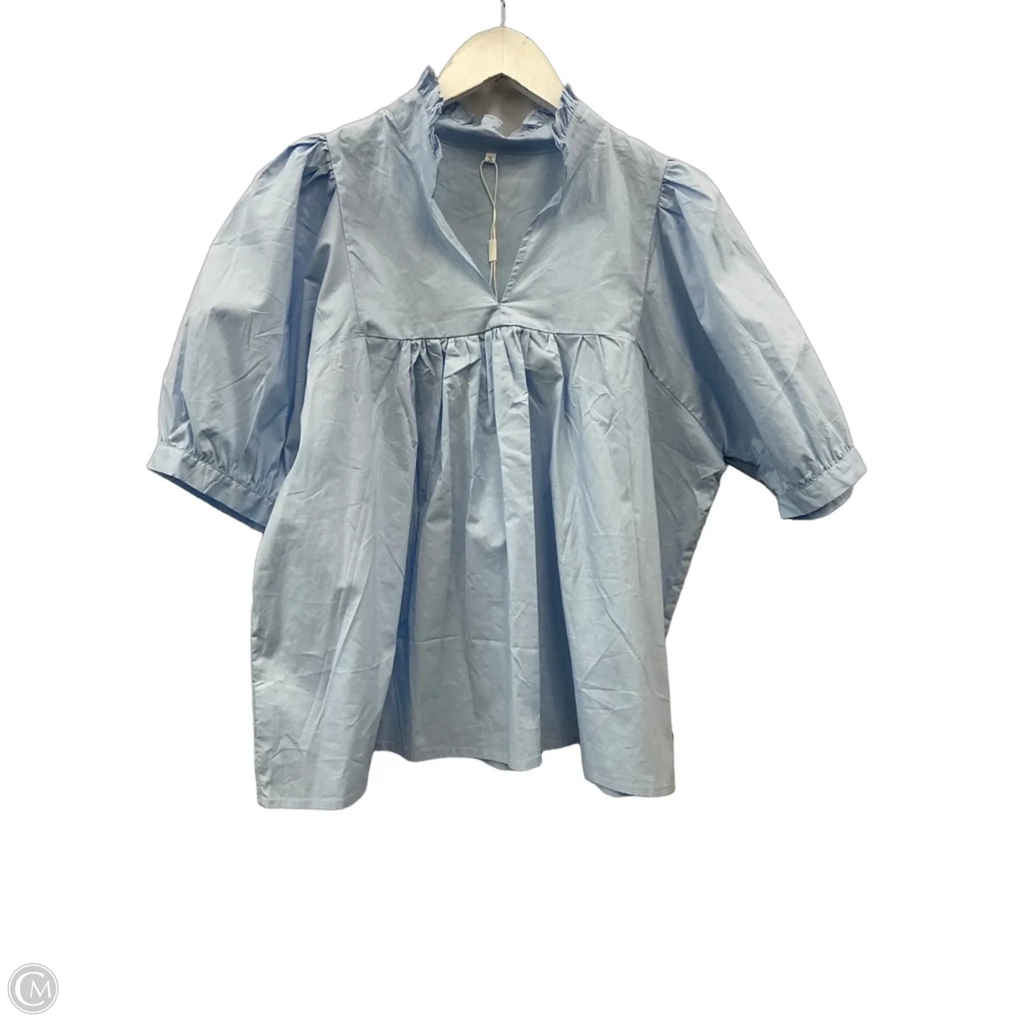Top Short Sleeve By Clothes Mentor In Blue, Size: S