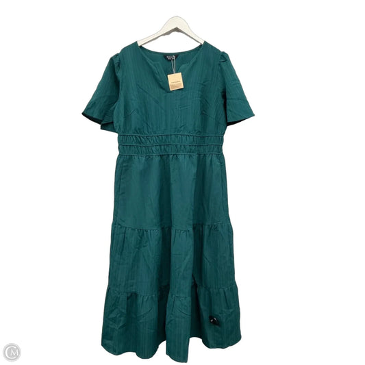 Dress Casual Midi By Bloomchic In Green, Size: Xl