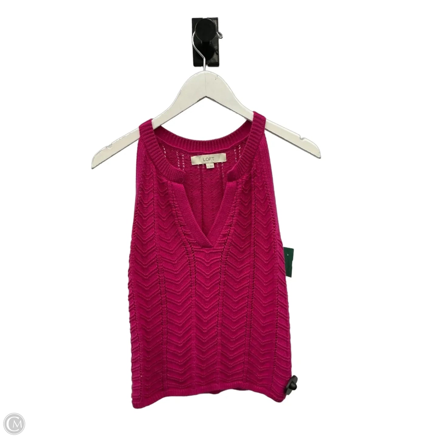Top Sleeveless By Loft In Pink, Size: Xs