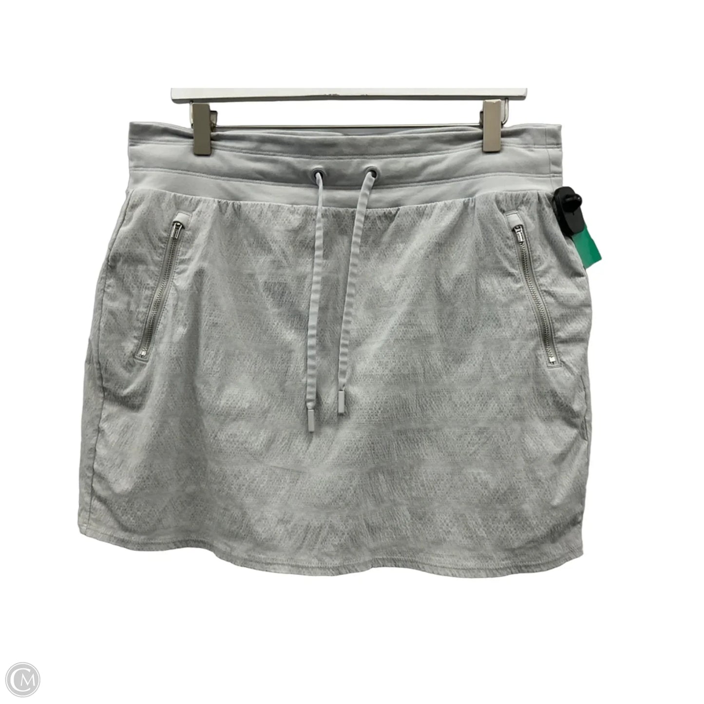 Athletic Skort By Athleta In Grey, Size: L