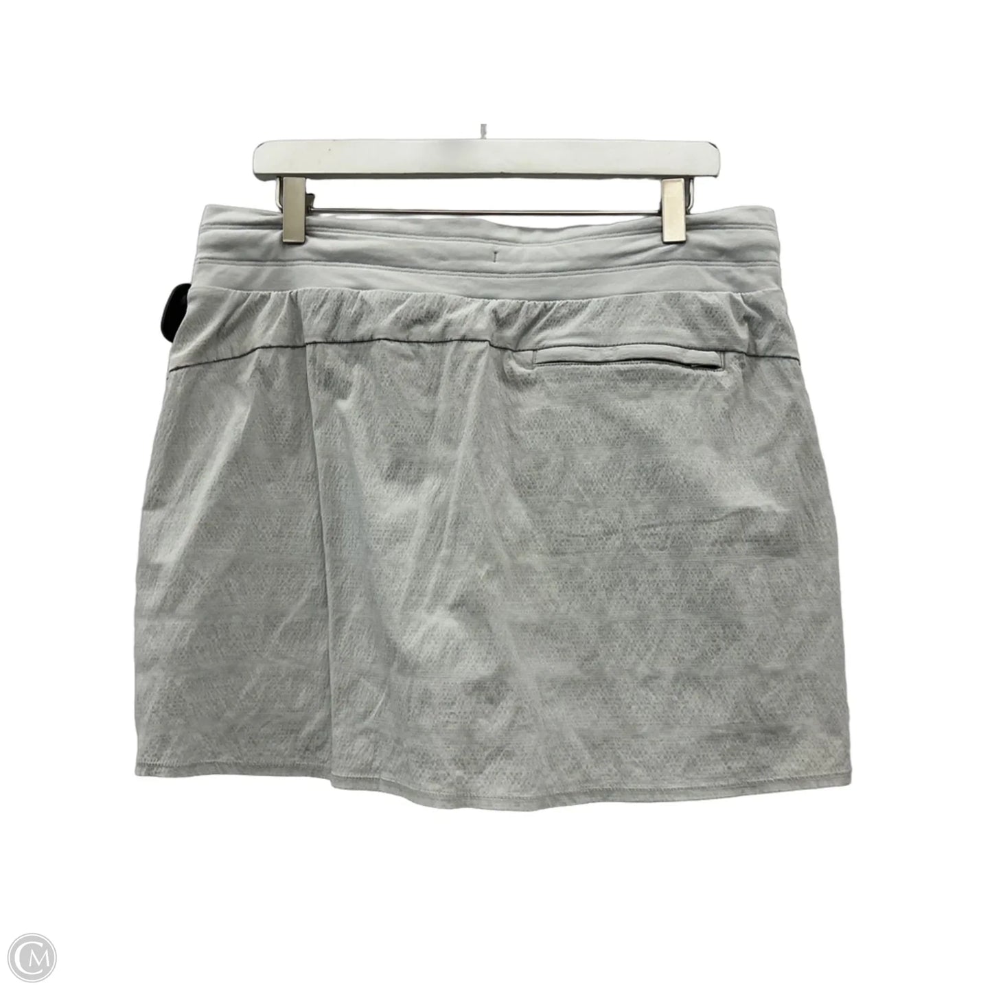 Athletic Skort By Athleta In Grey, Size: L