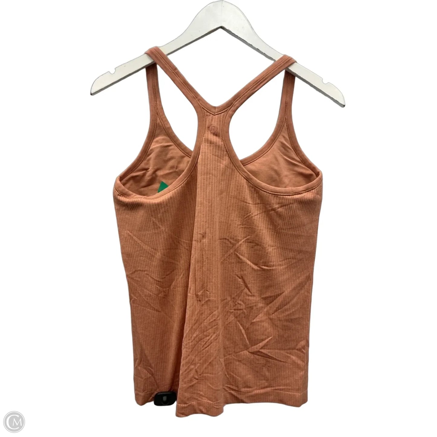 Athletic Tank Top By Lululemon In Orange, Size: L