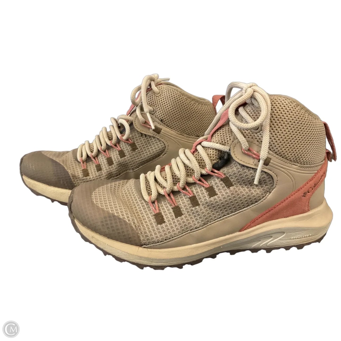 Shoes Hiking By Columbia In Beige, Size: 8