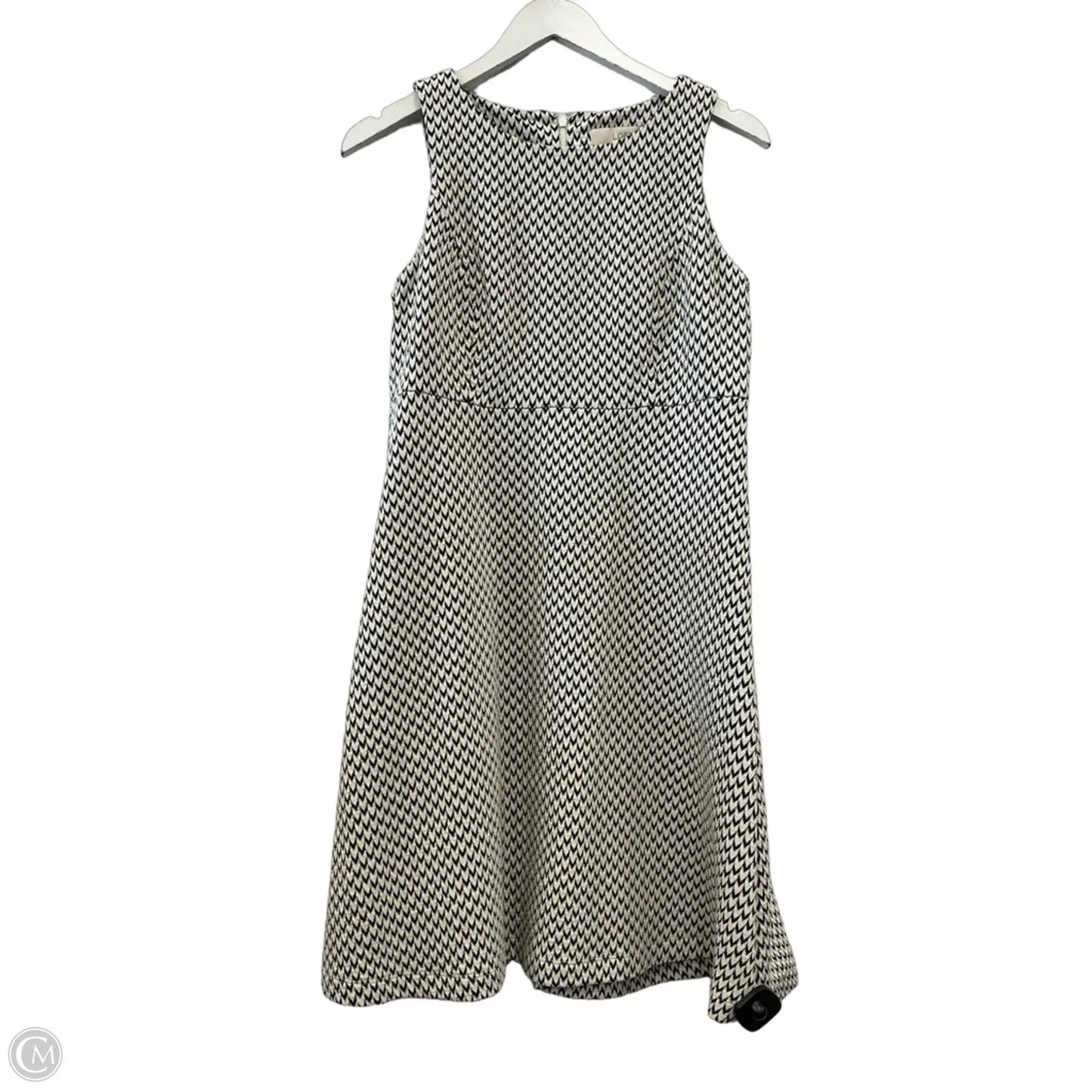 Dress Casual Short By Loft In Black & White, Size: 8