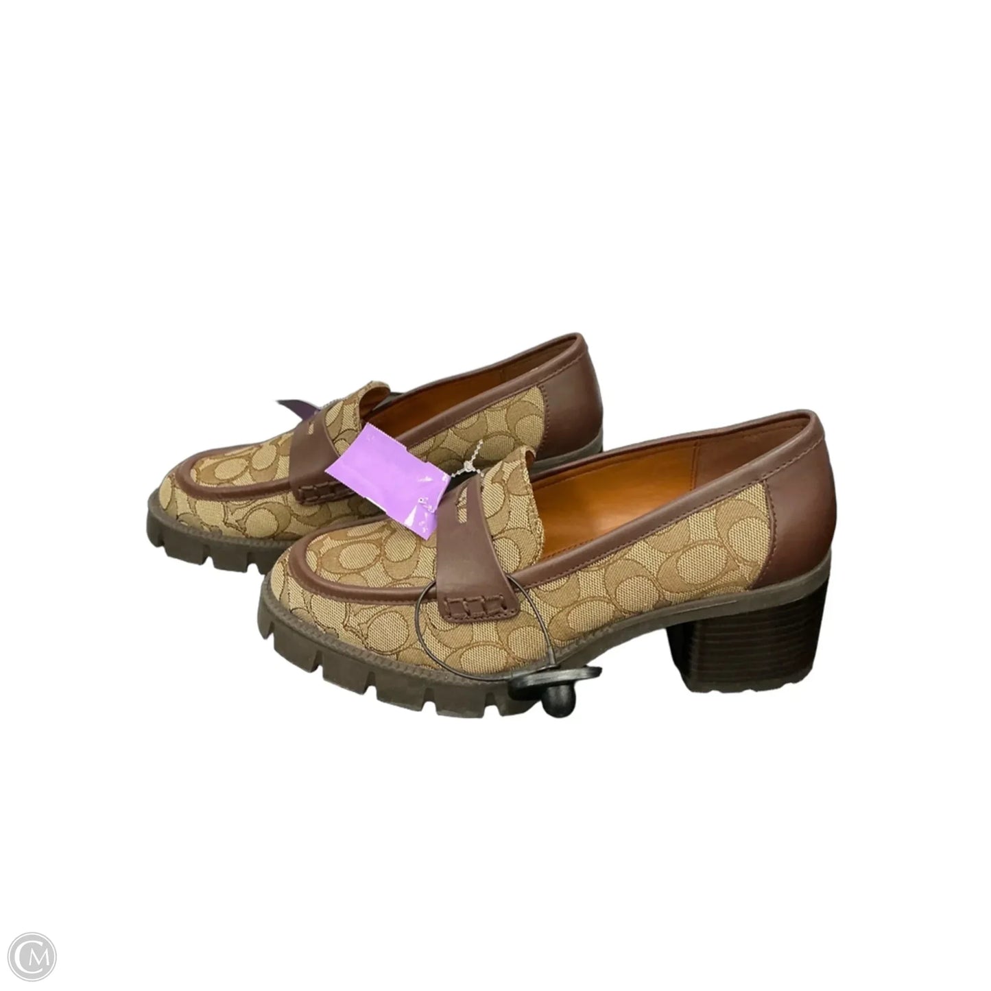 Shoes Designer By Coach In Brown, Size: 10