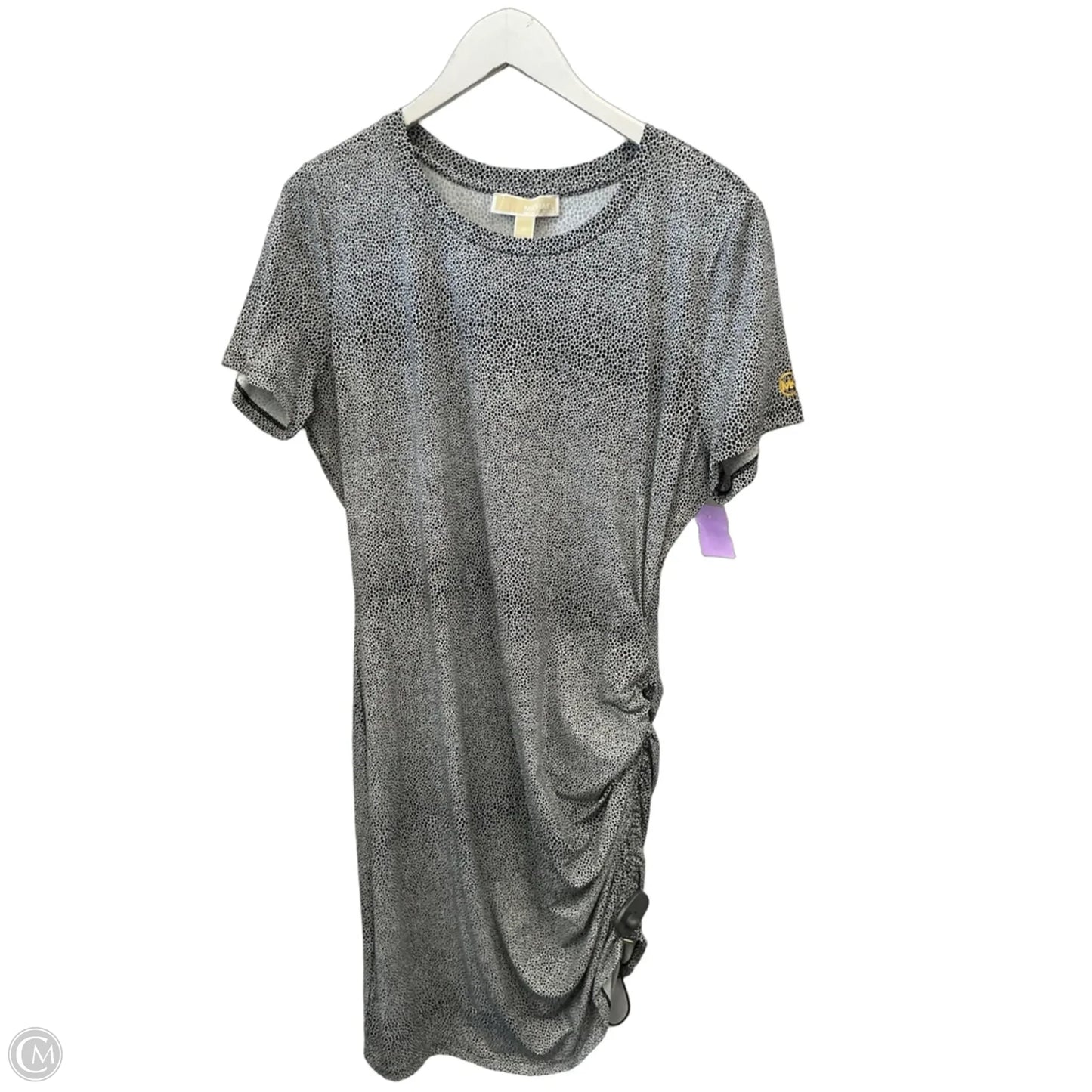 Dress Casual Midi By Michael By Michael Kors In Black & White, Size: Xl
