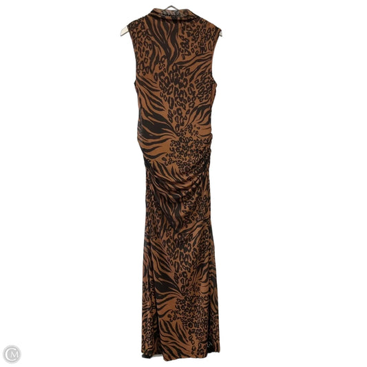 Dress Casual Maxi By Premier Amour In Animal Print, Size: L