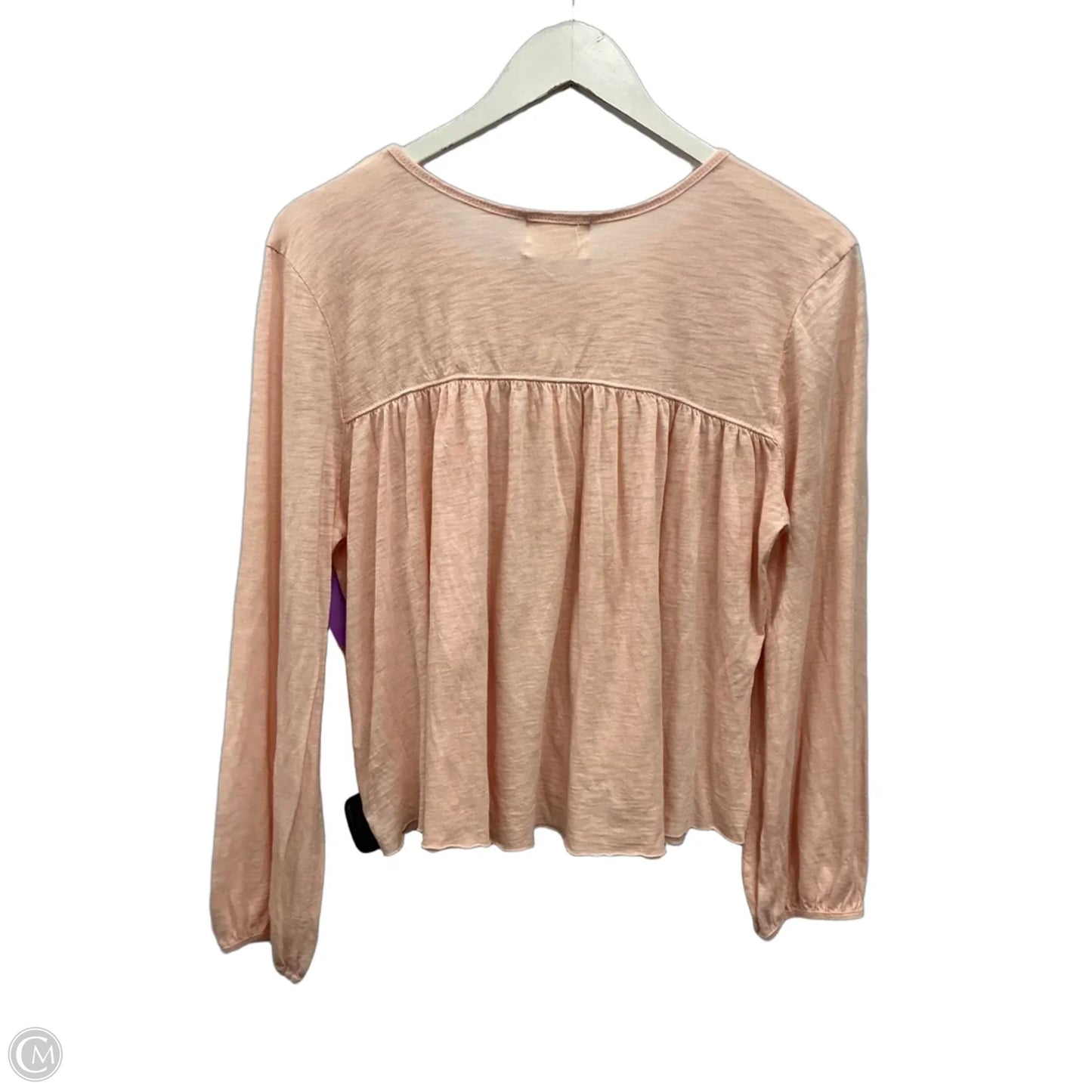Top Long Sleeve By T.la In Pink, Size: M