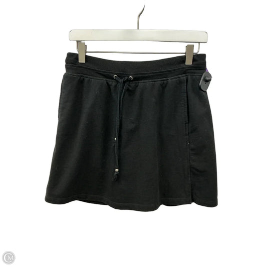 Athletic Skort By Green Tea In Black, Size: M