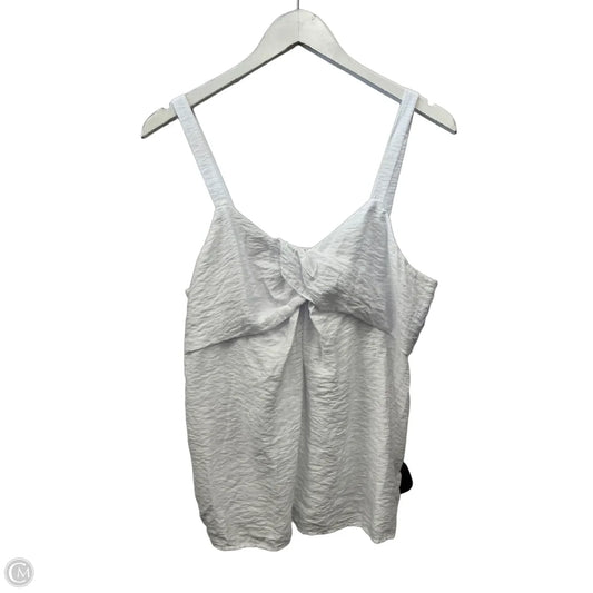 Top Sleeveless By Simply Vera In White, Size: M
