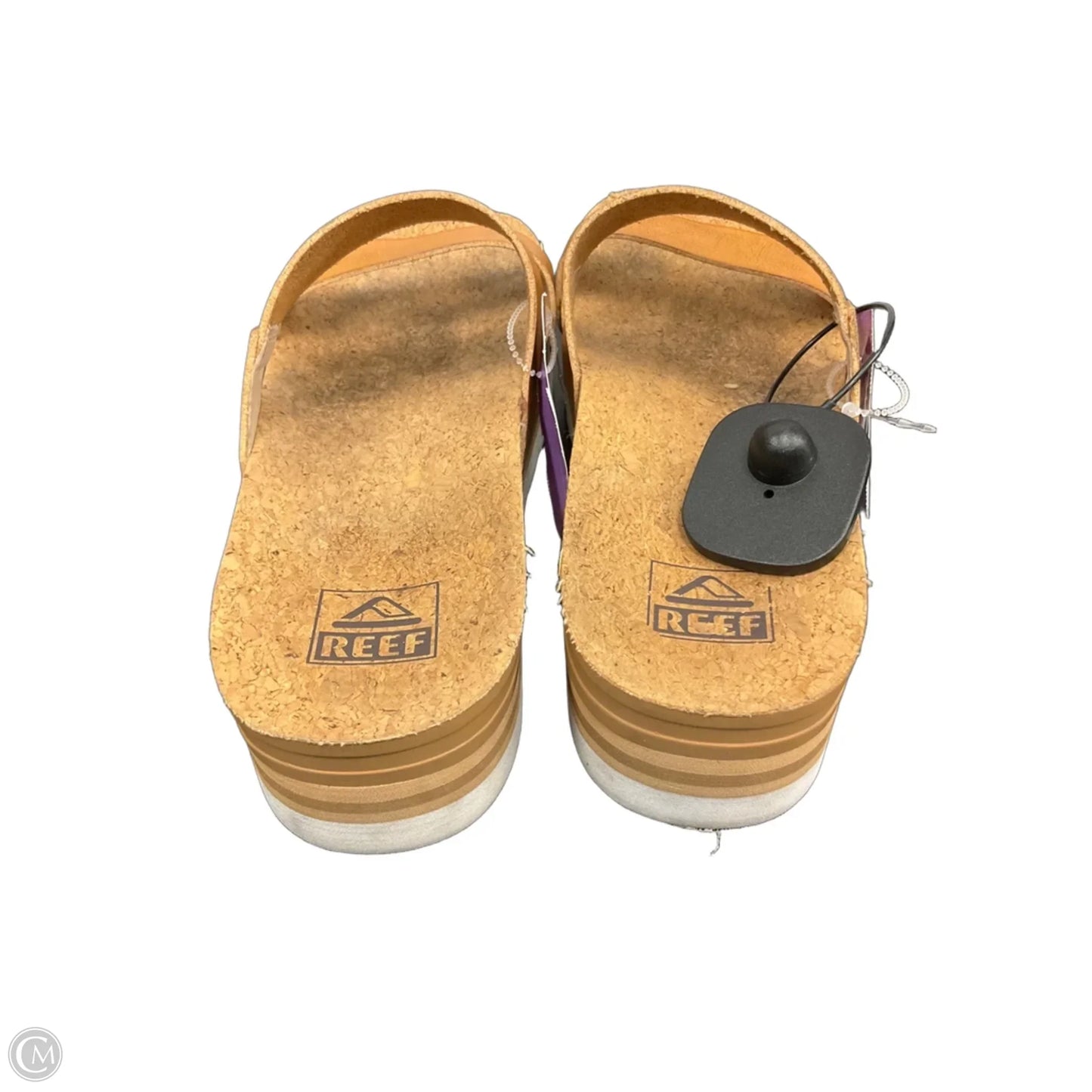 Sandals Heels Platform By Reef In Tan, Size: 9