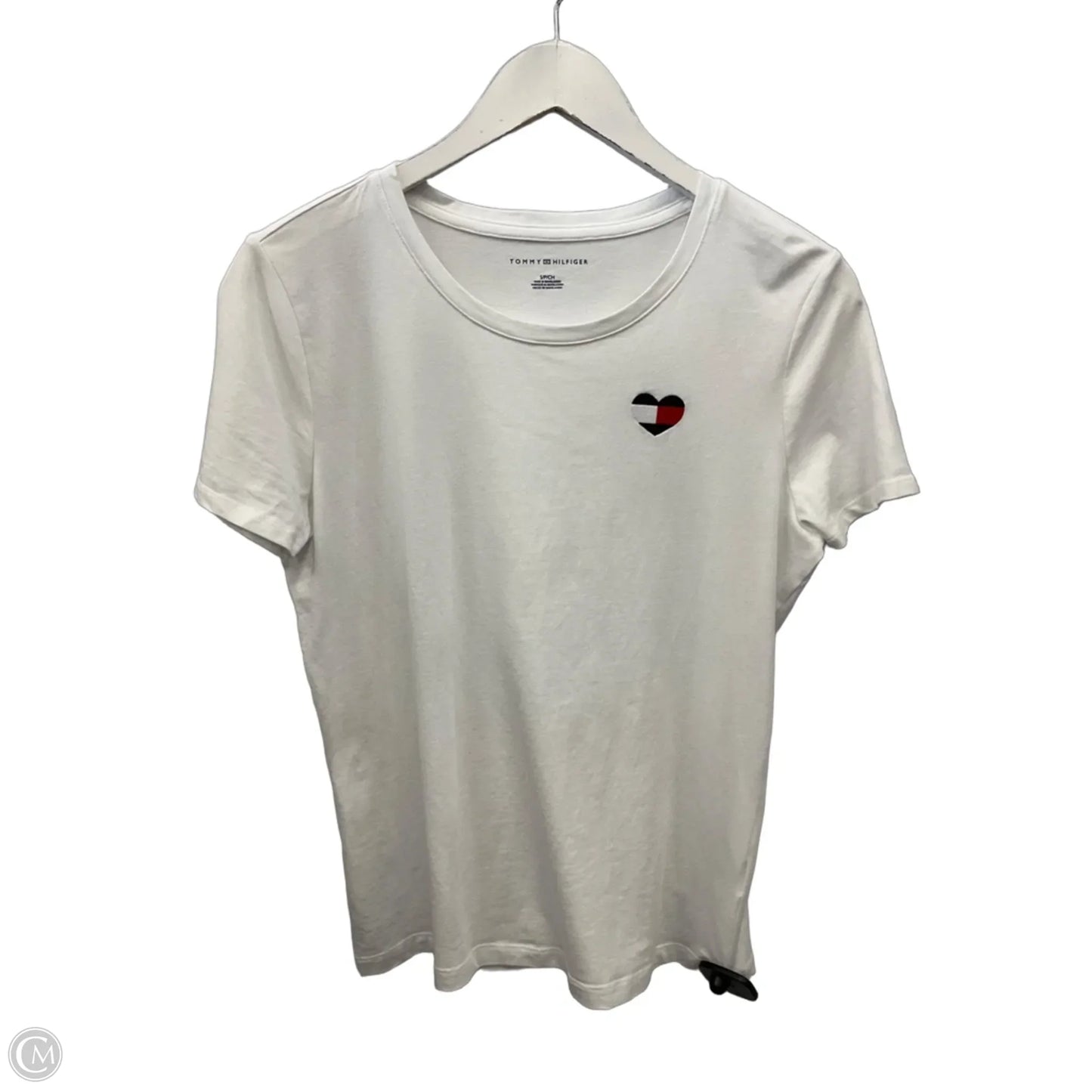 Top Short Sleeve Basic By Tommy Hilfiger In White, Size: S