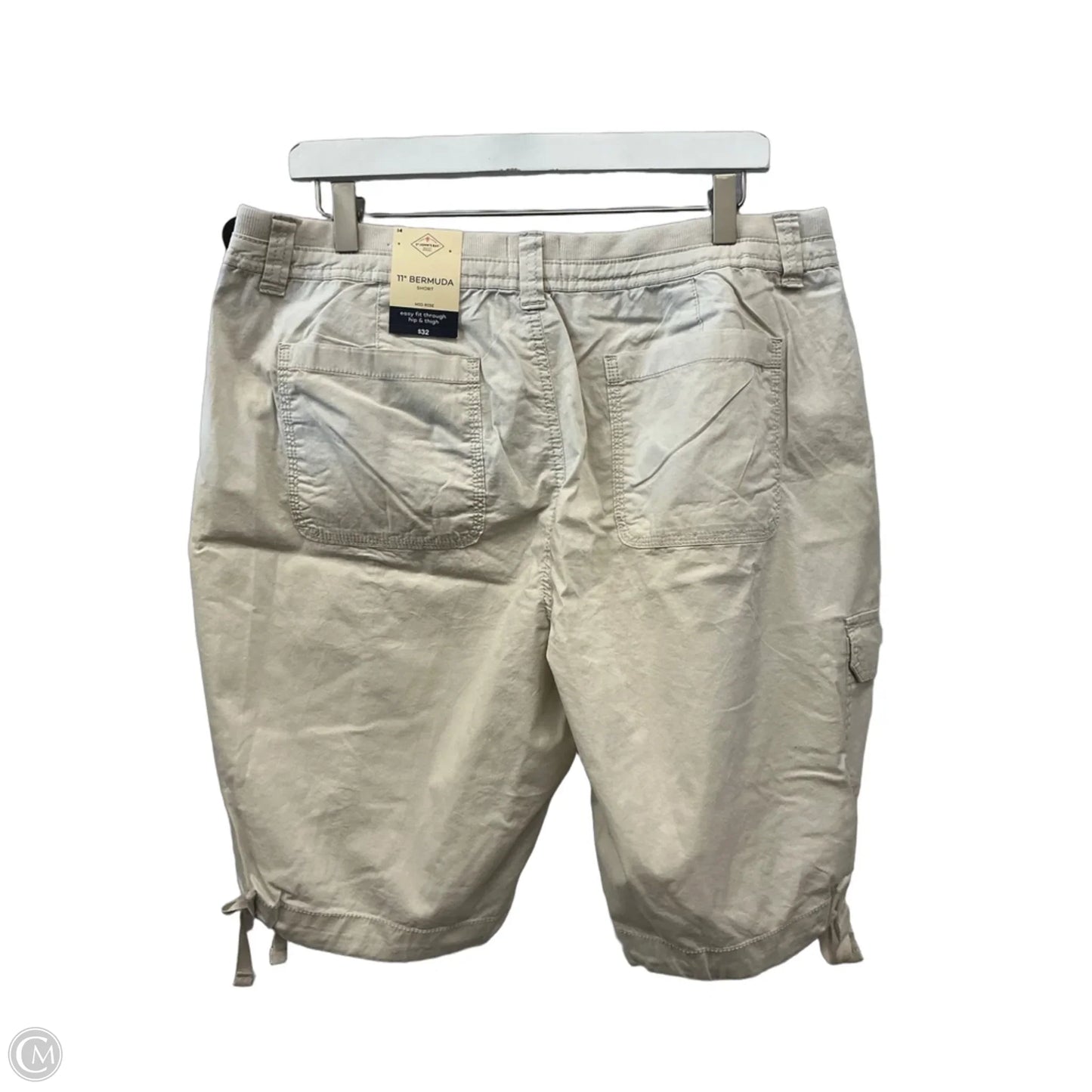 Shorts By St Johns Bay In Cream, Size: 14